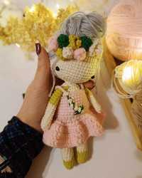 Ляльки ручної роботи (принцеса Мачок та принцеса квітів)