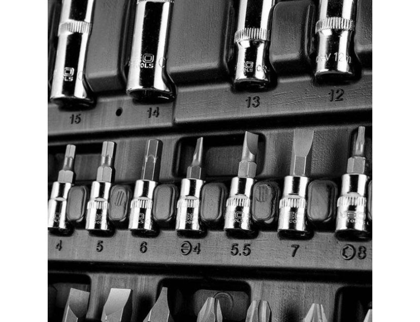 Набір ключів (інструментів) Neo Tools 1/2 1/4 90 шт