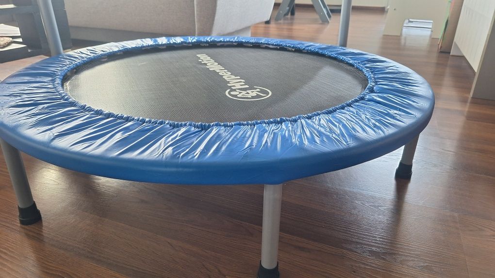 Trampolina HyperMotion dla dzieci z drążkiem 97 cm