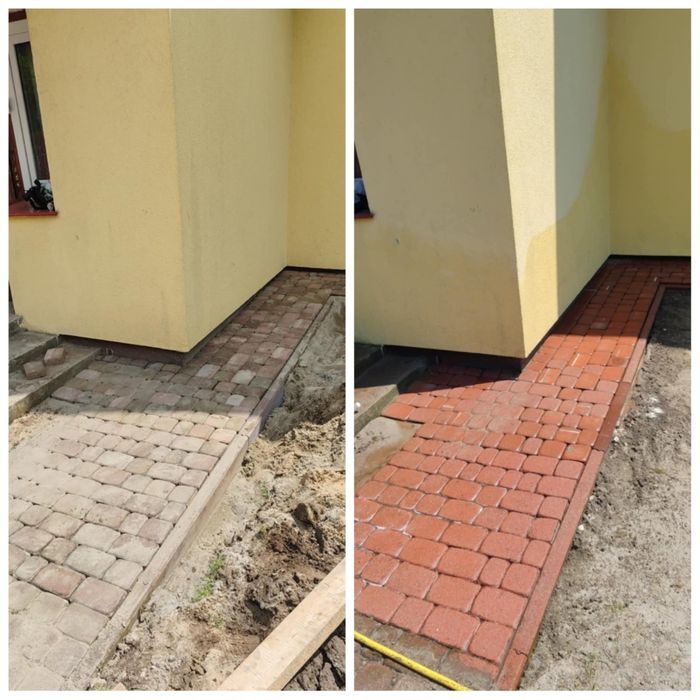 Układanie kostki brukowej Łęczna i okolice – schody, tarasy, opaski
