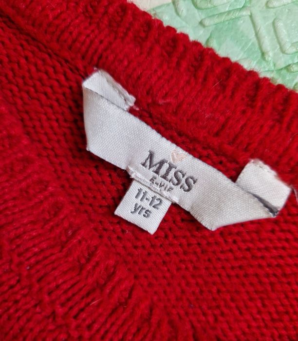 Новорічний Різдвяний светр MISS дівчинка 11-12 р світшот батнік худі