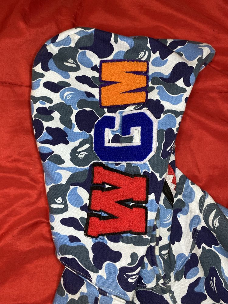 Casaco Bape Shark azul