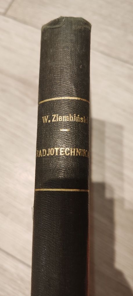 Radiotechnika 1927 rok książka antyki