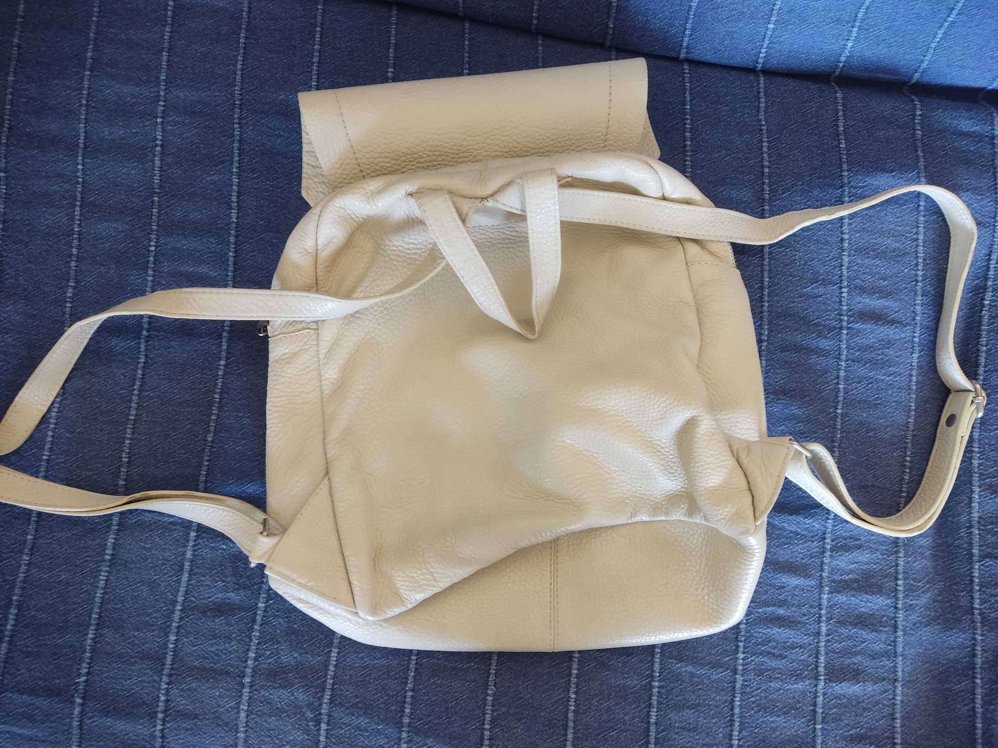Mochila senhora em pele