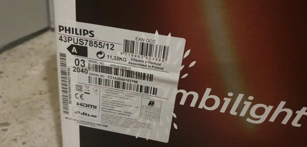 Philips 43pus7855 Jak Nowy