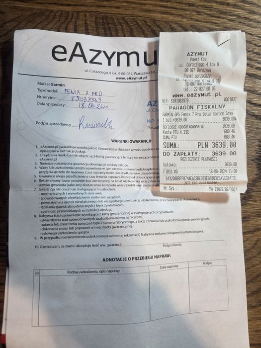 Garmin fenix 7 pro Solar/Sapphire 47mm