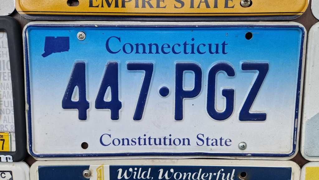 Tablica rejestracyjna USA Connecticut