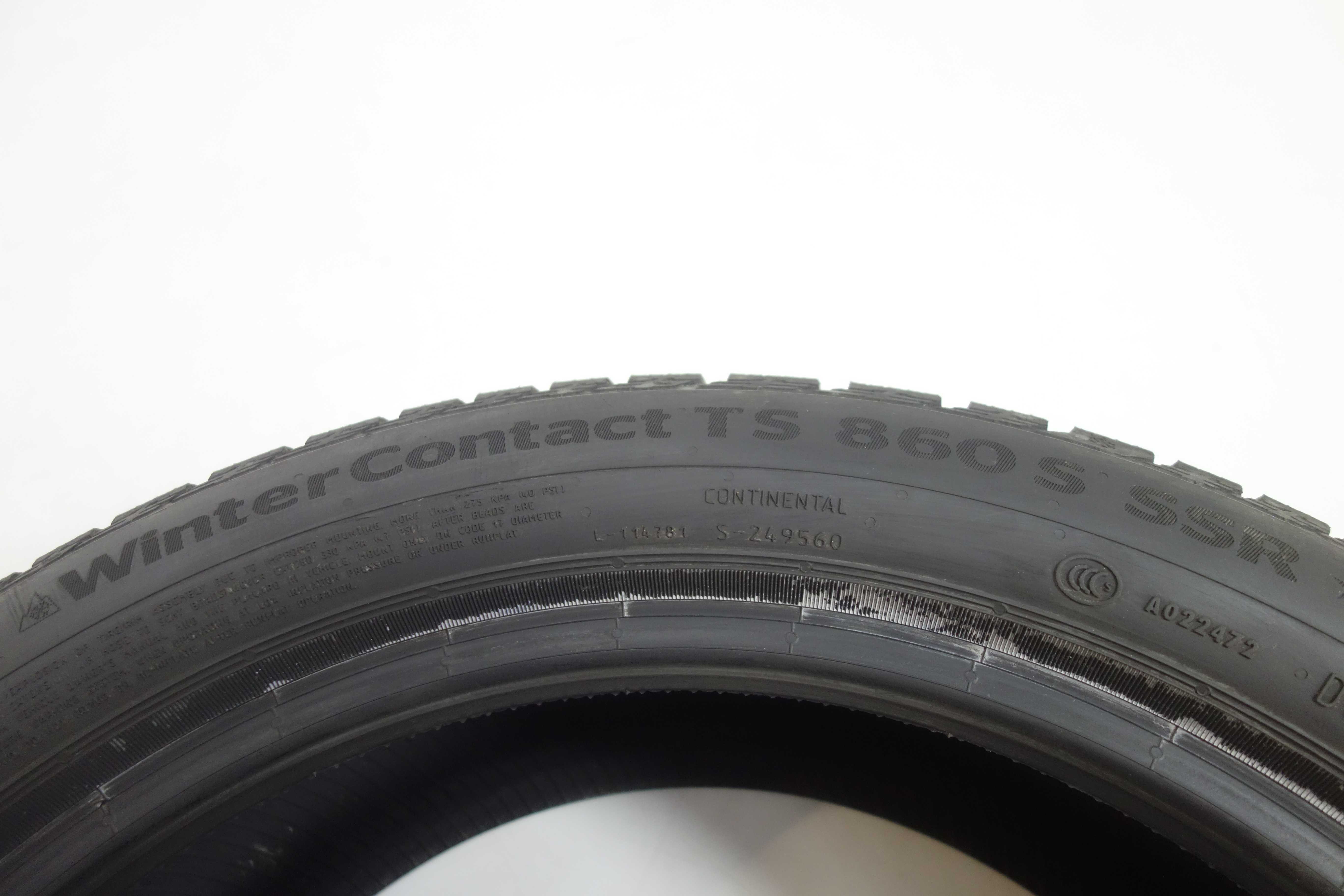 Opony zimowe 225/45/17 - CONTINENTAL Conti Winter Contact TS860S * RSC