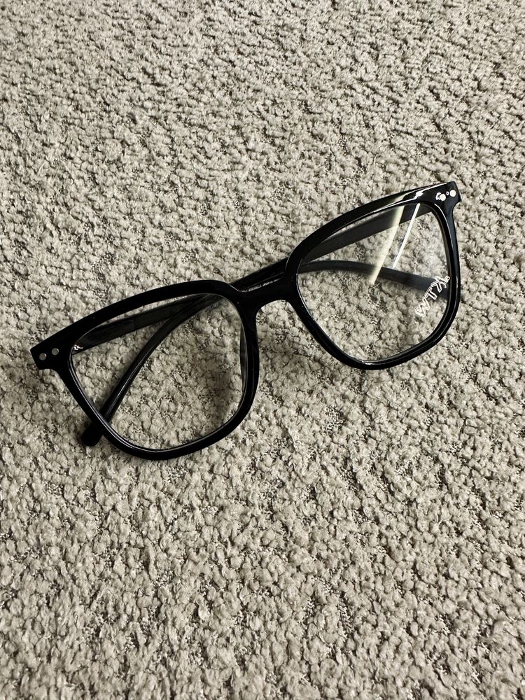 Okulary komputerowe blokujące niebieskie światło zerówki lata 80 retro