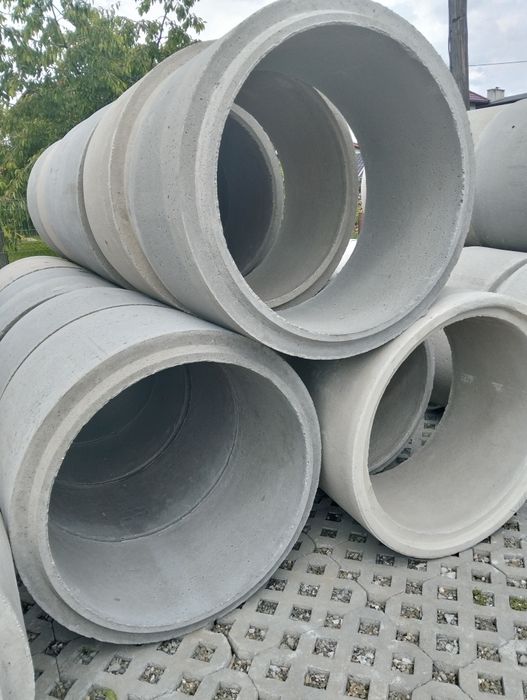 Kręgi betonowe, krąg, szambo, studnia chłonna, zbiornik, Kobiela