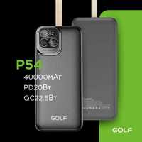 Power Bank Golf P54 40000mah (PD20W+QC22.5W)! Гарантия!