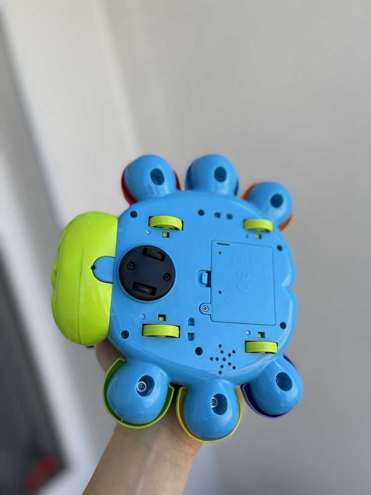 Інтерактивна іграшка веселий жук вчимо кольори тварини  limo toy