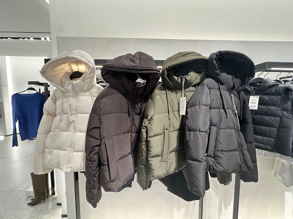Нова колекція Zara!Зимовий пуфер куртка до -20 градусів від Хс до ххл