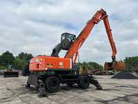 Hitachi ZX360 W-3  koparka przeładunkowa, kołowa, podnoszona kabina, chwytak lub czerpak
