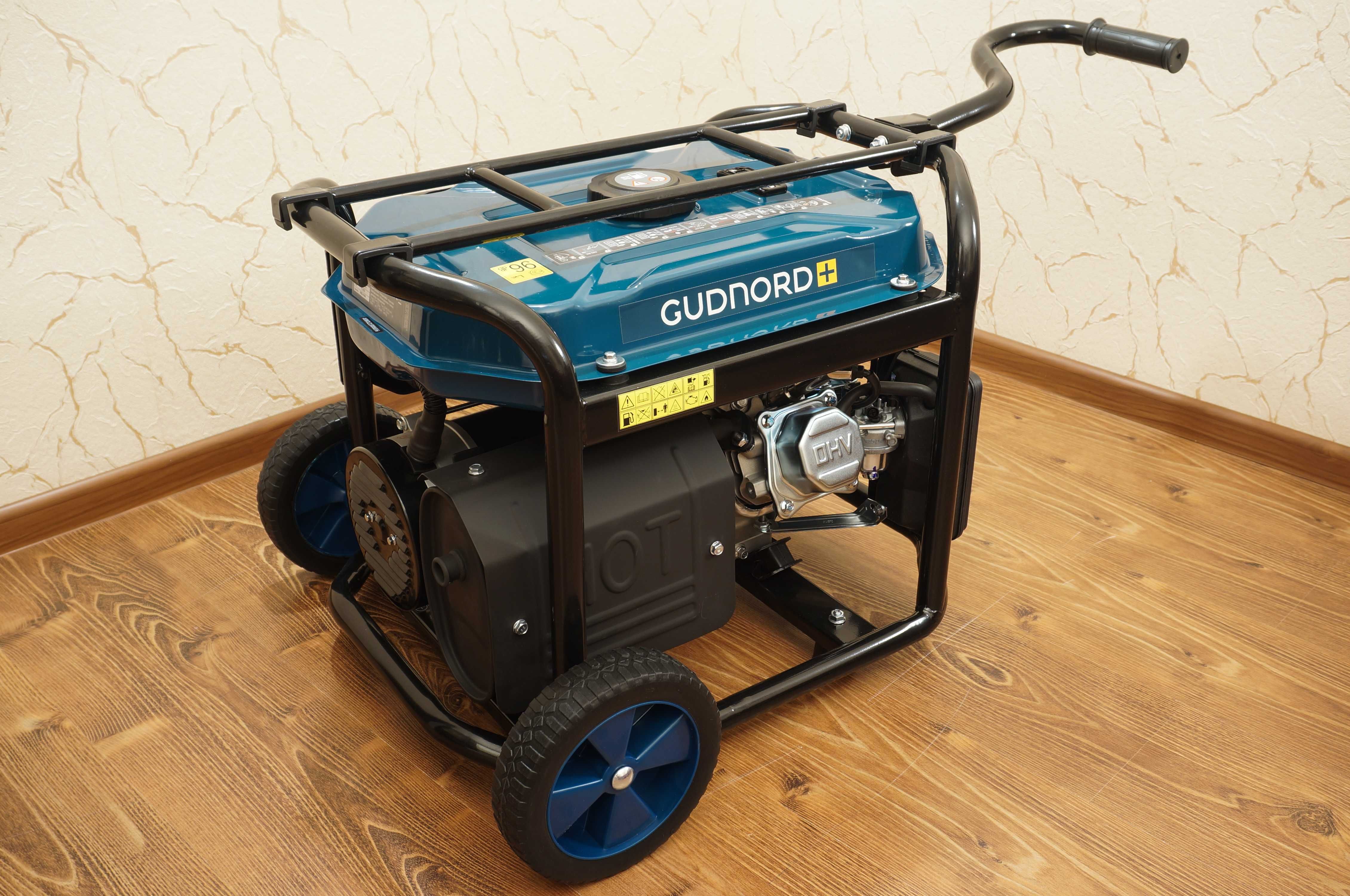 Бензиновий генератор Gudnord GM-2800R (2.8 кВт)! Не Китай! Мідна обм.!