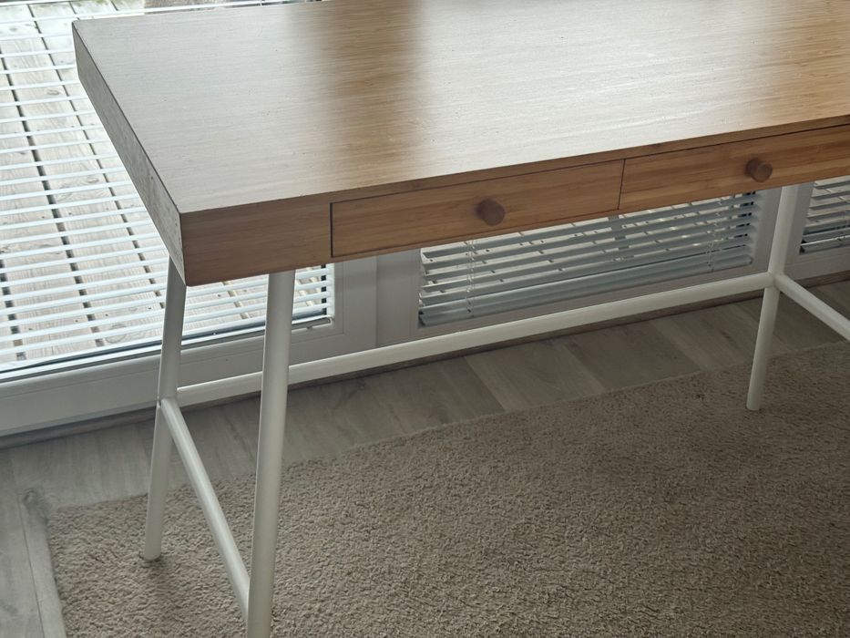 Biurko Ikea Lillasen bambusowe - Odbiór osobisty