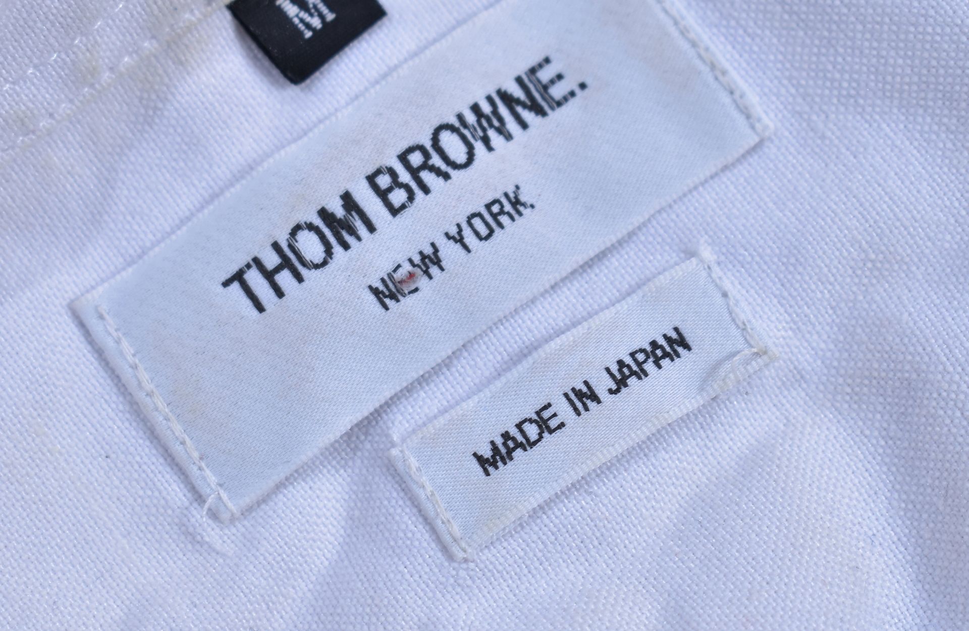 Thom Browne Biała Designerska Koszula Japan / M