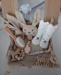Zestaw prezentowy dla niemowlaka prezent babyshower narodziny chrzest