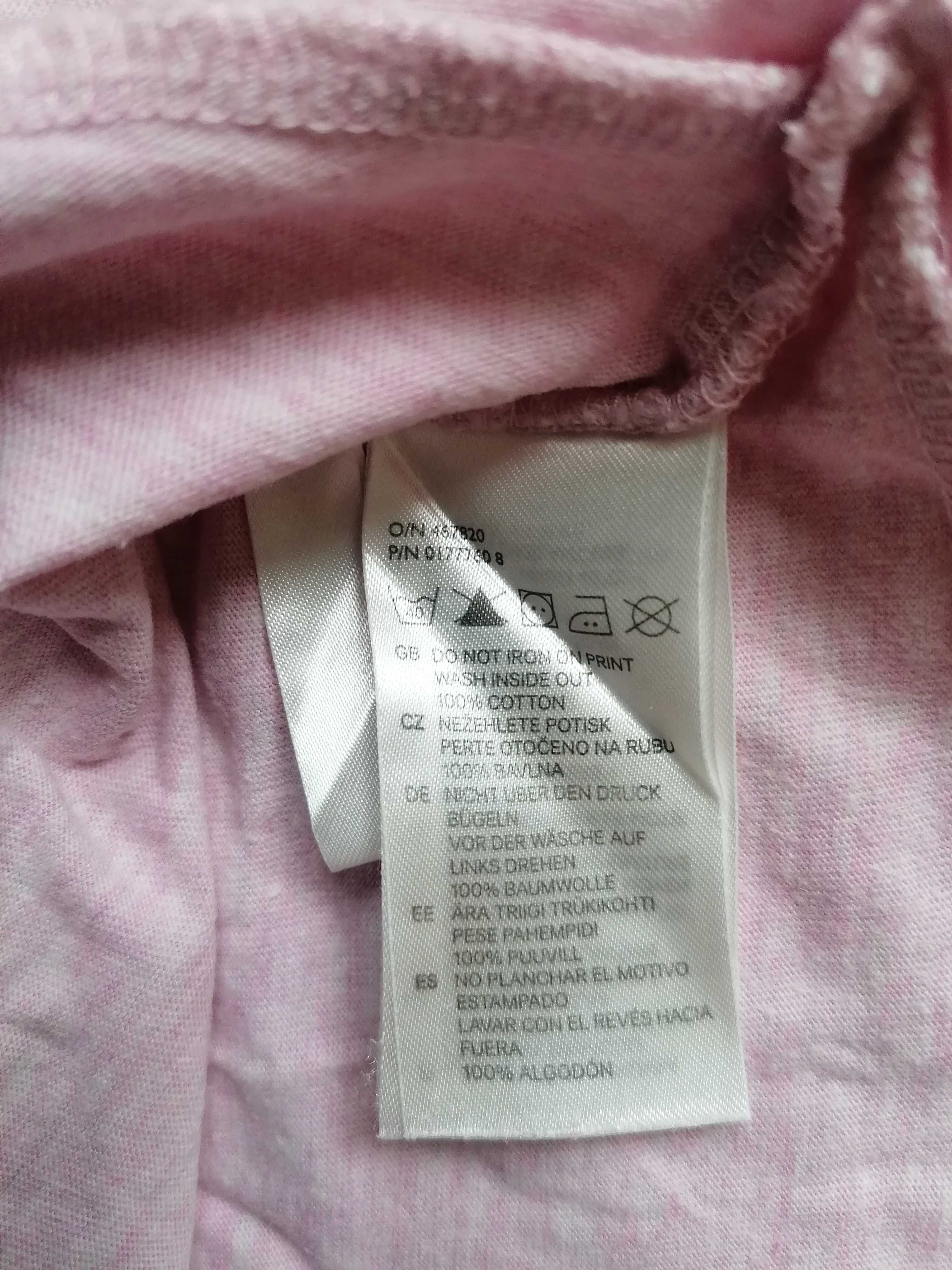 Bluzka z motylem H&M rozmiar 122-128