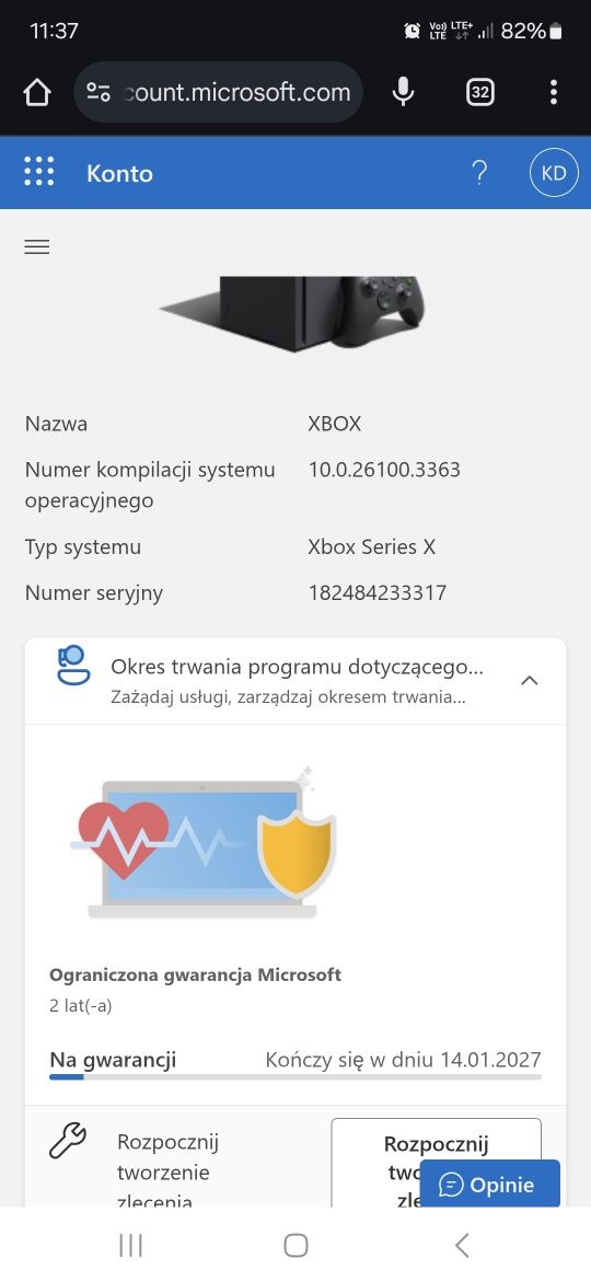 Xbox series X Nowa 9 Gier Folia Ladowarka