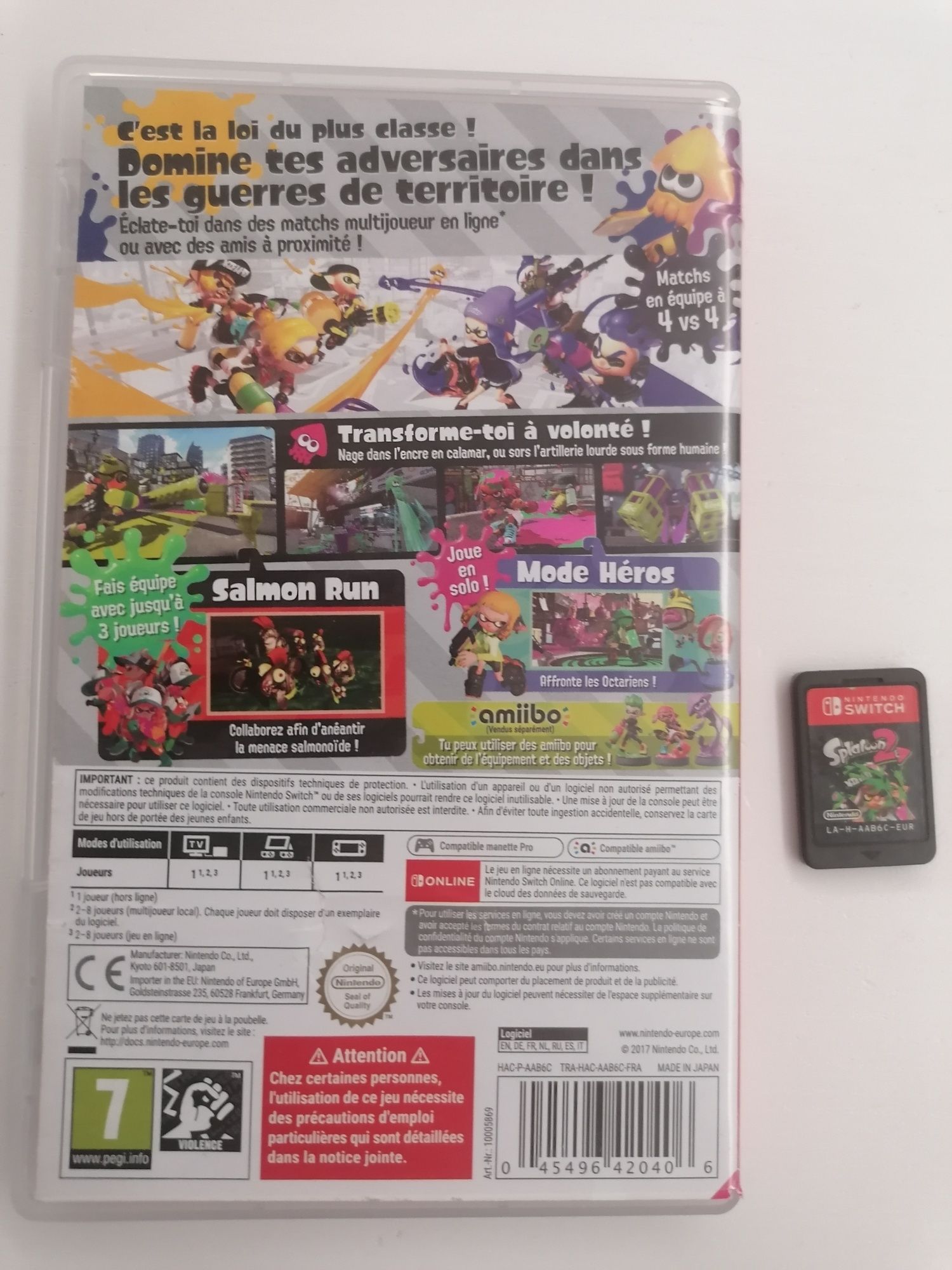 Nintendo switch Splatoon 2