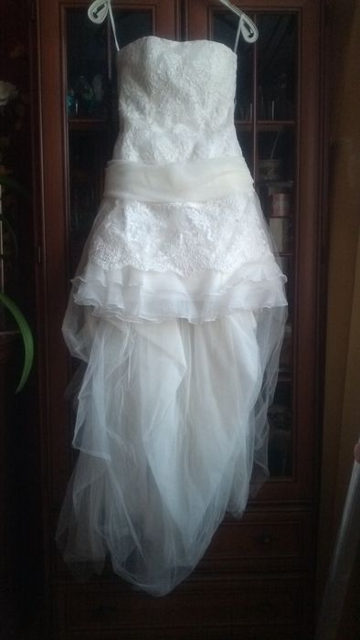 Suknia ślubna krótka S