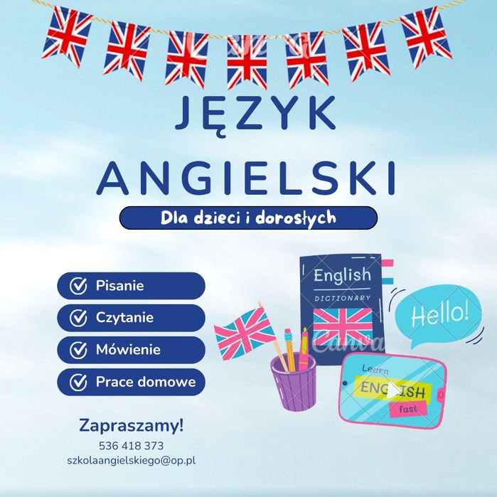 Korepetycje z języka angielskiego (WOLNE TERMINY]