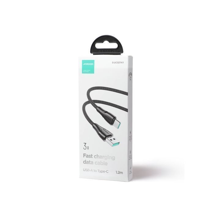 Joyroom kabel USB - USB C 3A Surpass Series 1,2m czarny