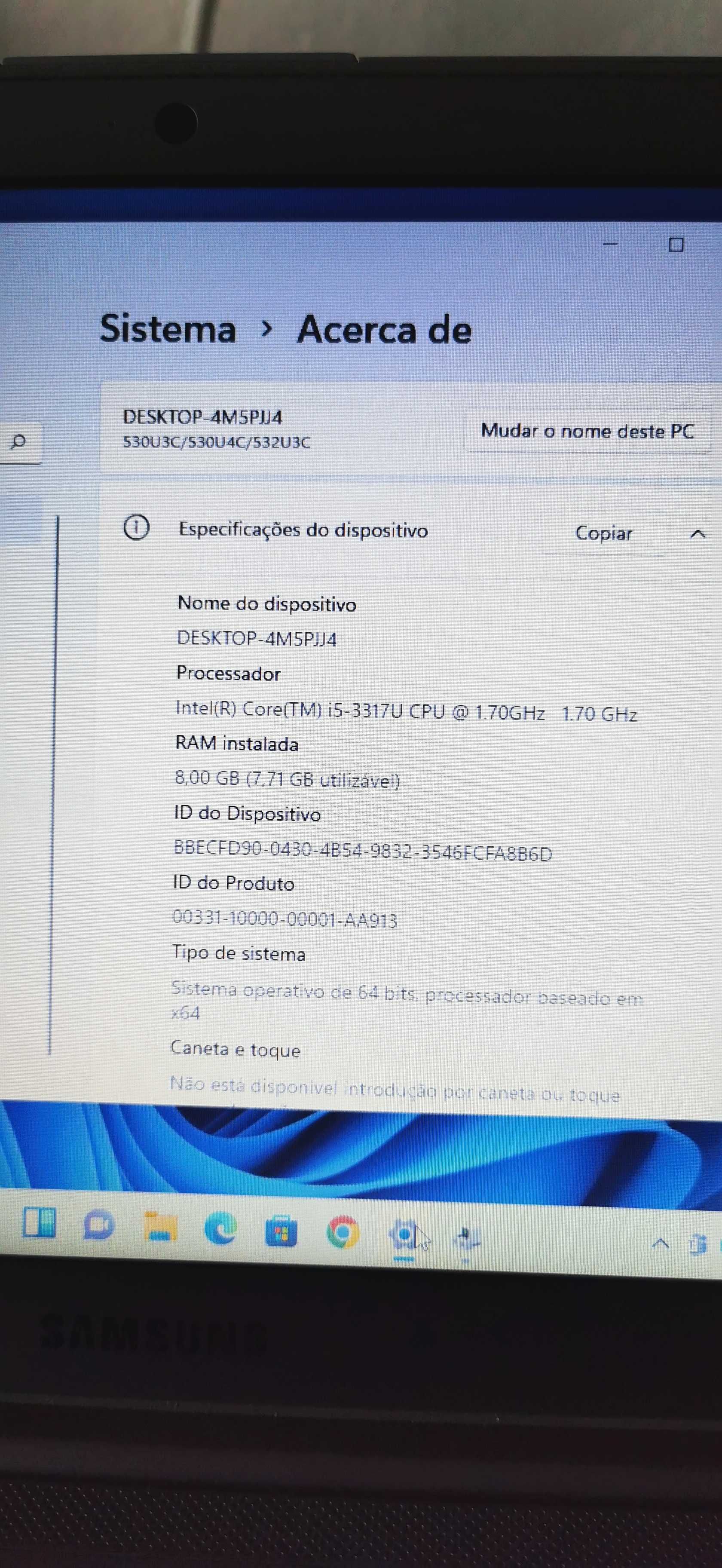 Ultrabook Samsung NP530U3C Intel Core i5