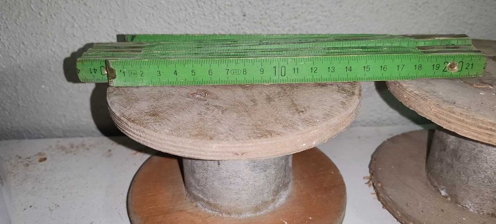 2 Bobines Pequenas Madeira DIY