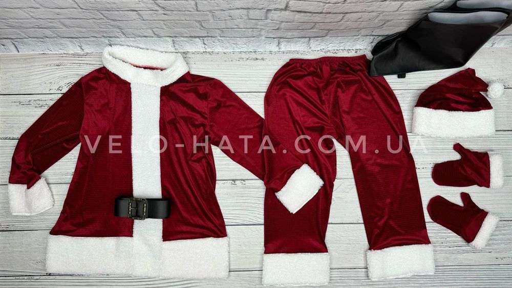 Новогодний костюм Санта Клауса . Костюм Санты ( костюм Санти )