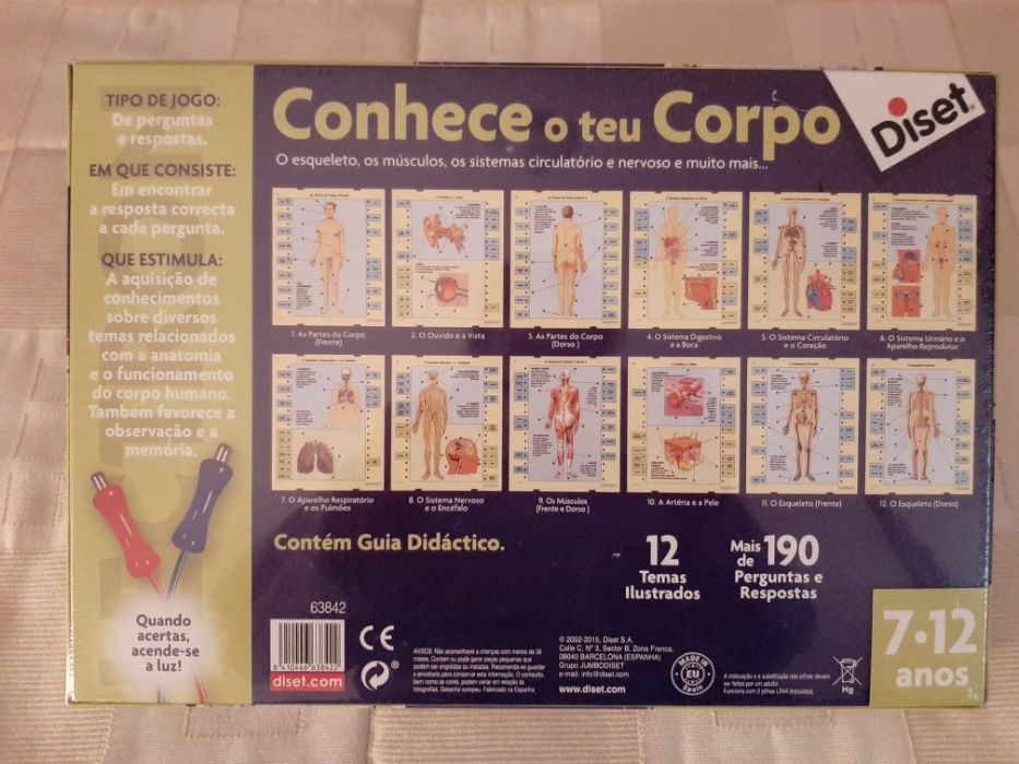 Jogo - conhece o teu corpo