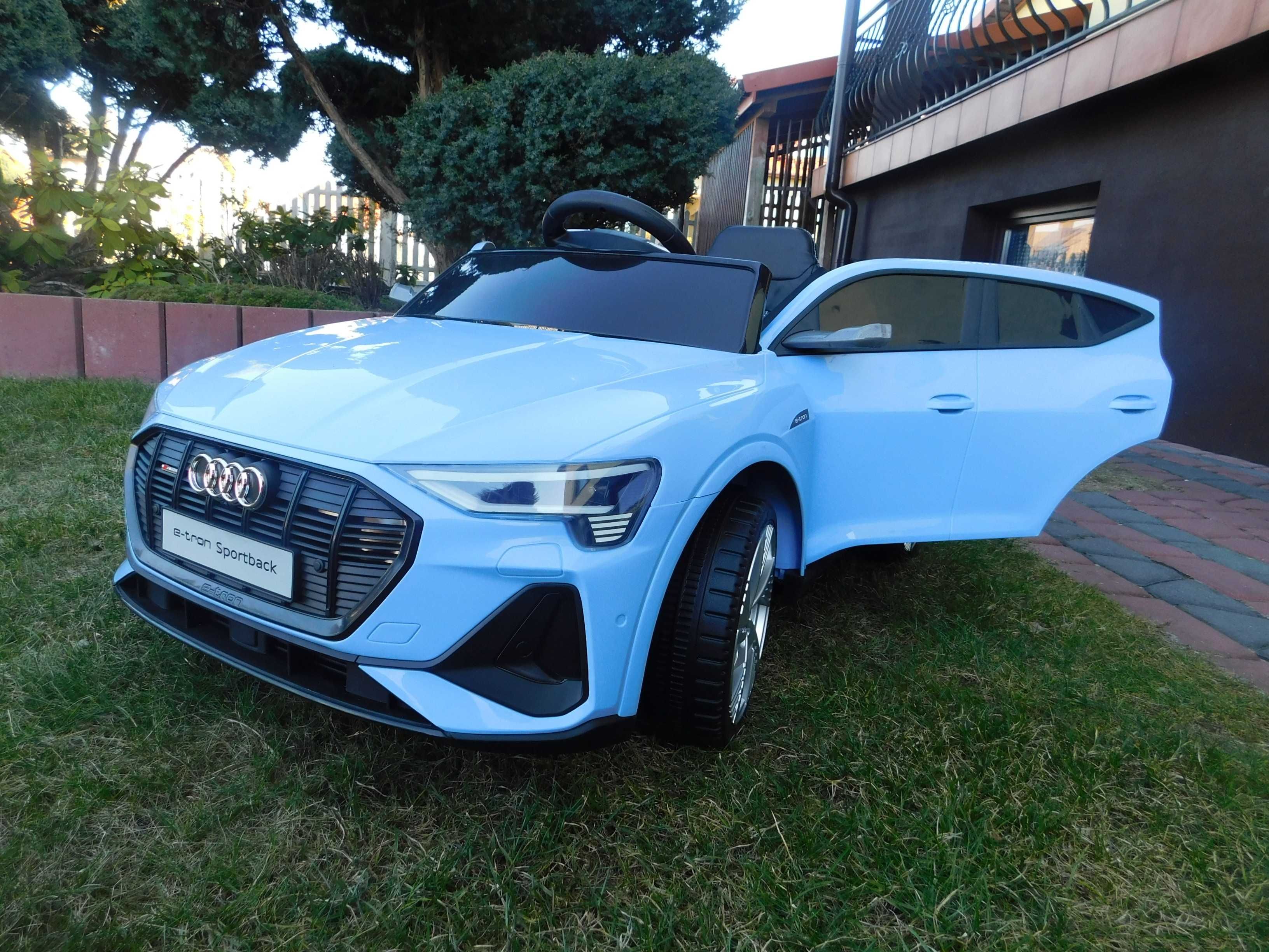 Auto samochód na akumulator AUDI E- TRON pojazd zabawki motor