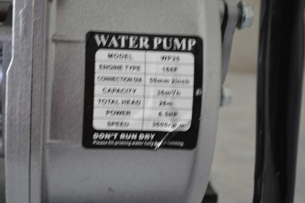 Pompa wodna WP20 6,5HP-wada
