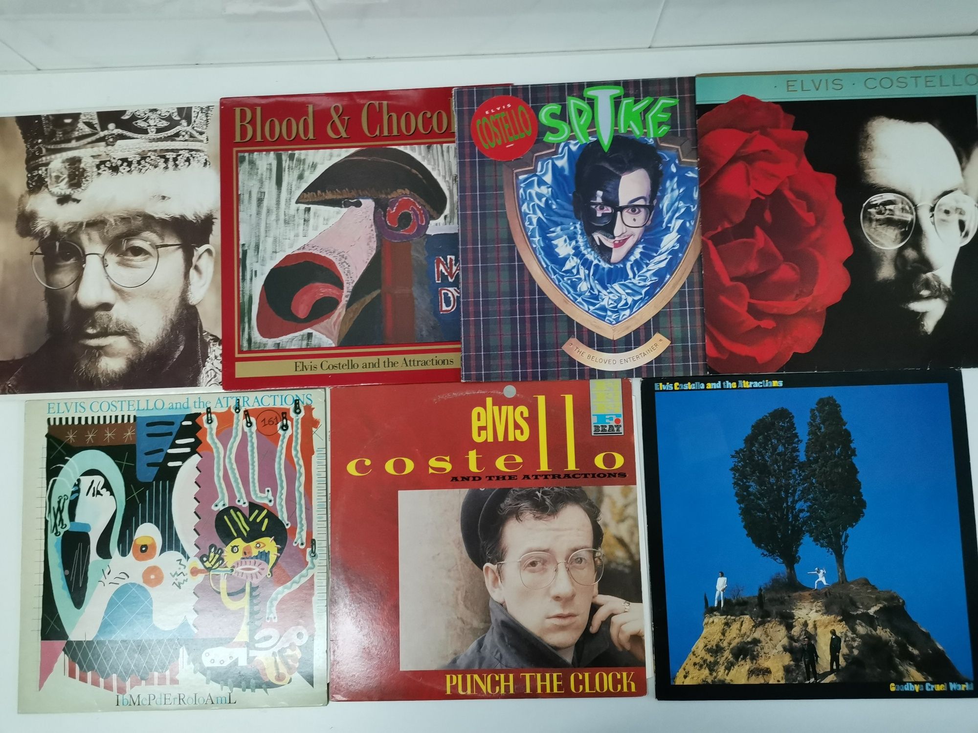 Discografias de JOE JACKSON e de ELVIS COSTELLO {vinil}