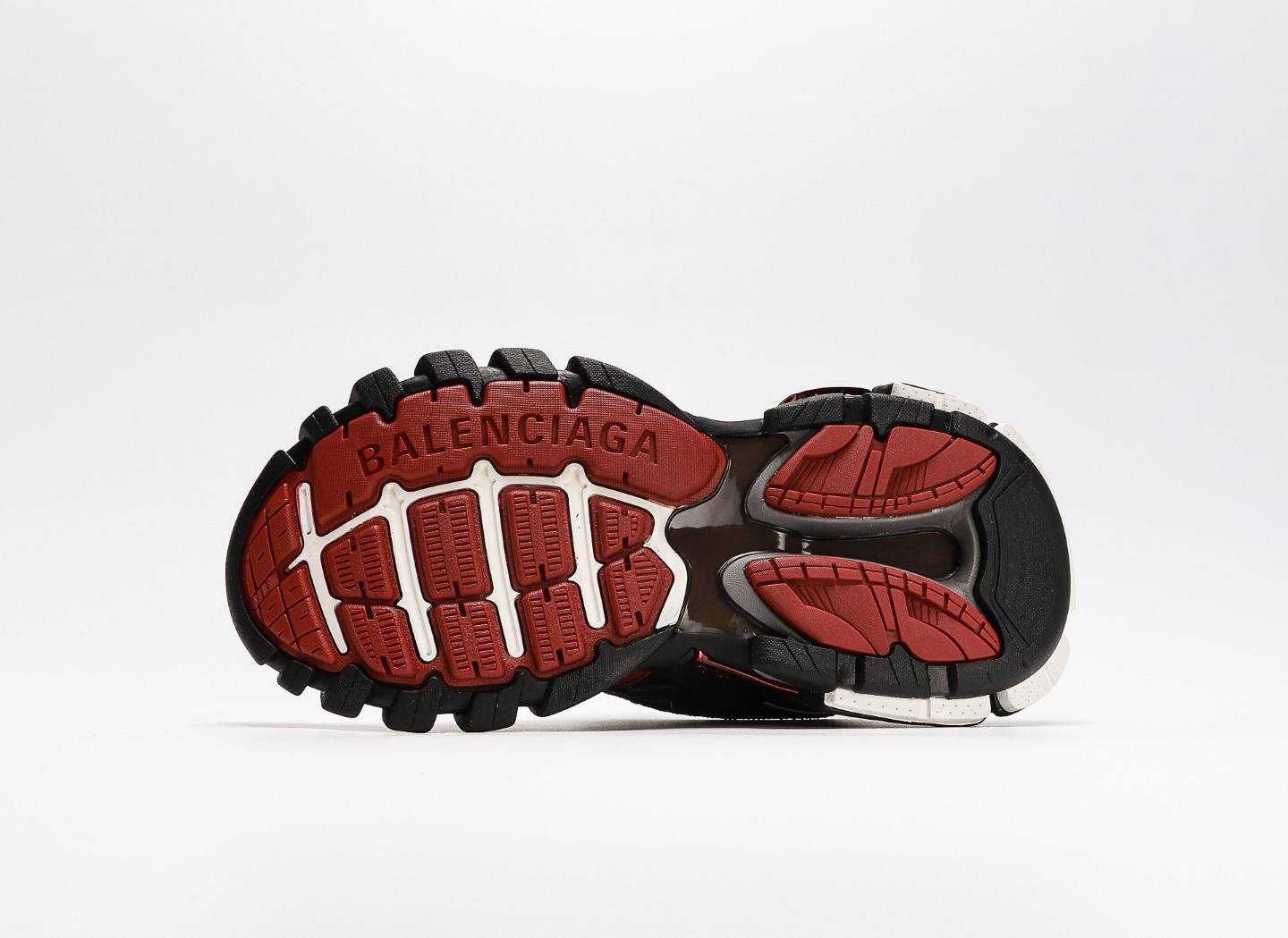 Мужские кроссовки Balenciaga Track 2 Black Red Premium. 41-45