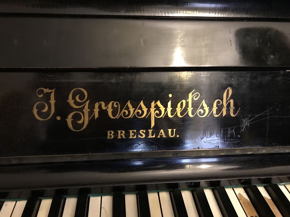 Піаніно антикваріат J. Grosspietsch німецьке старовинне