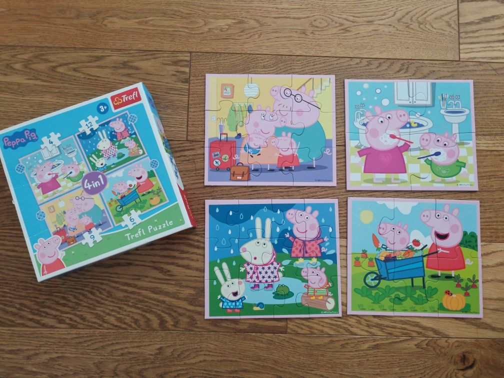 Puzzle Trefl Peppa Pig 4w1 3+