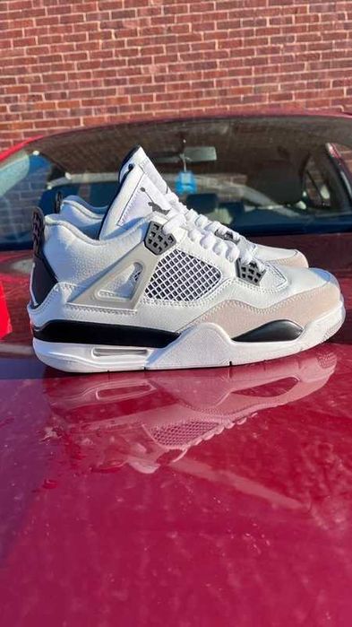 Buty Mokasyny Jordan_4_Retro_Military_Black R.43