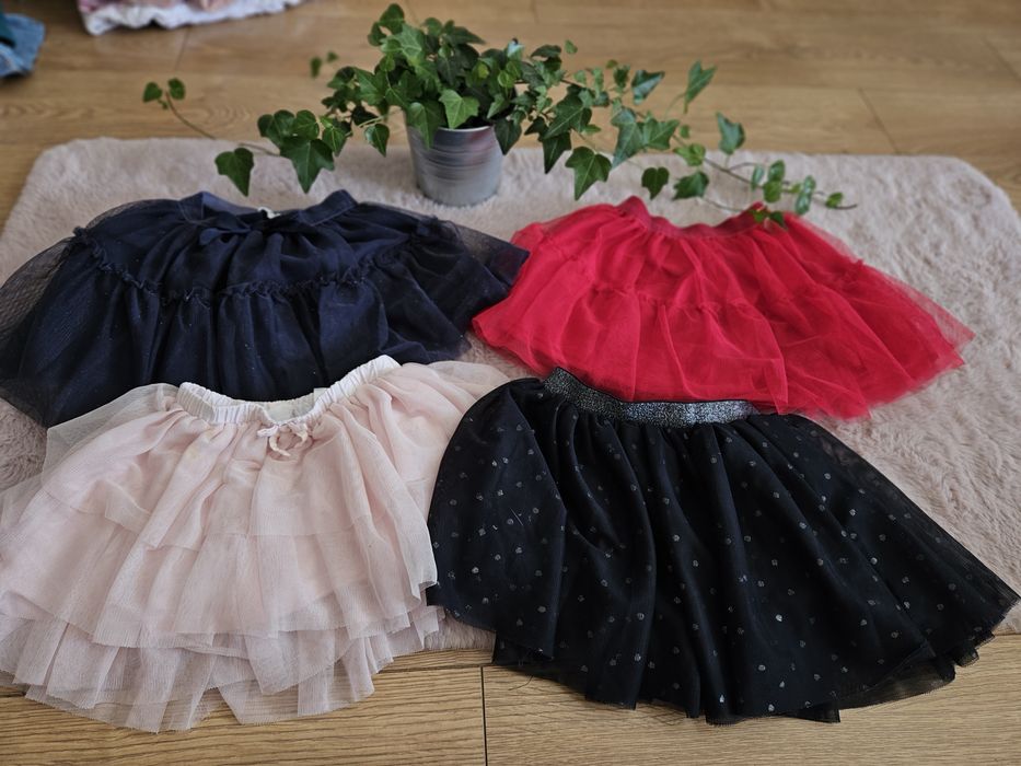 4x tiulowe spódniczki Zara h&m newbie KappAhl