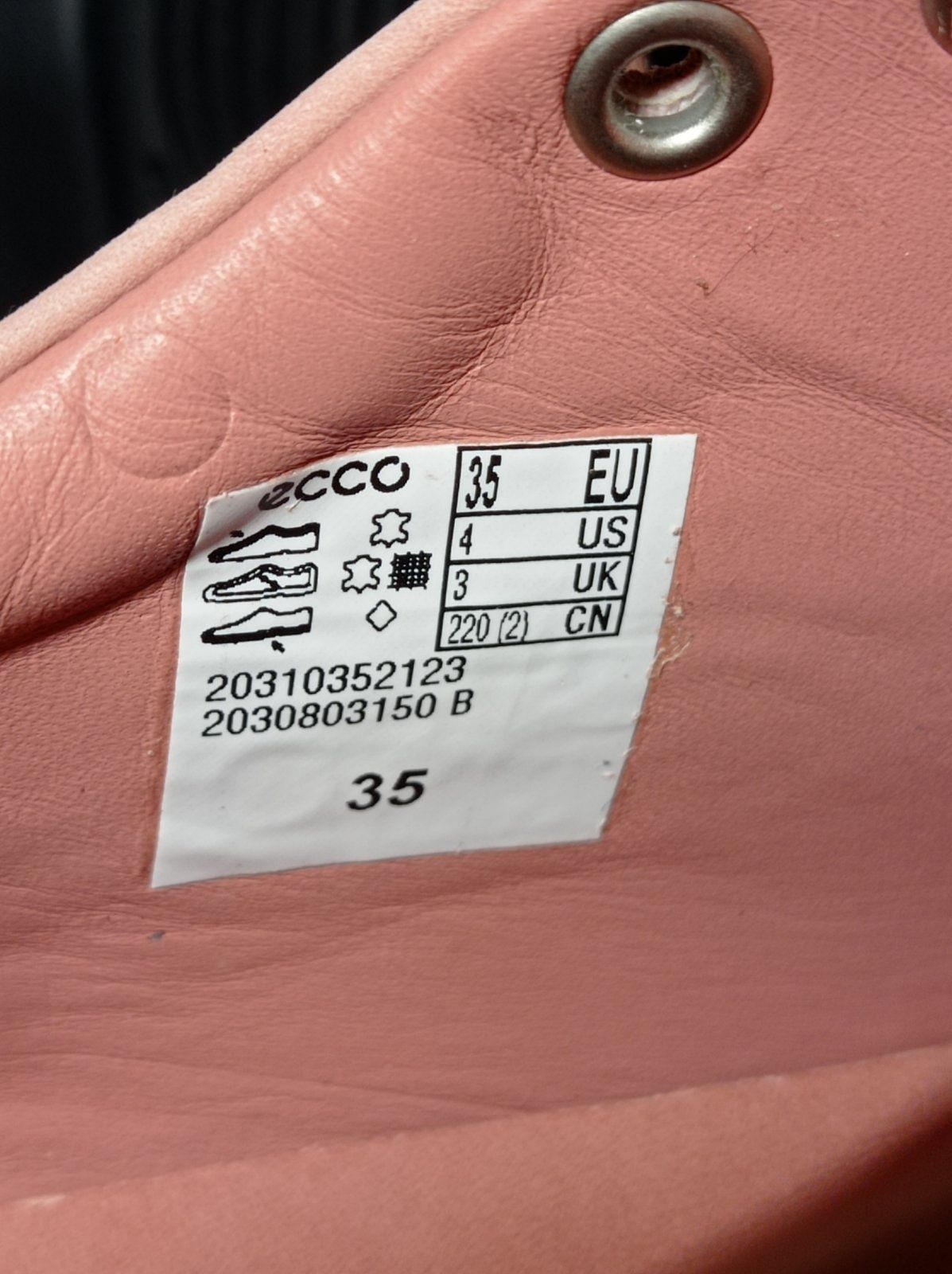 Кросівки шкіряні ECCO Chunky 35,36р.