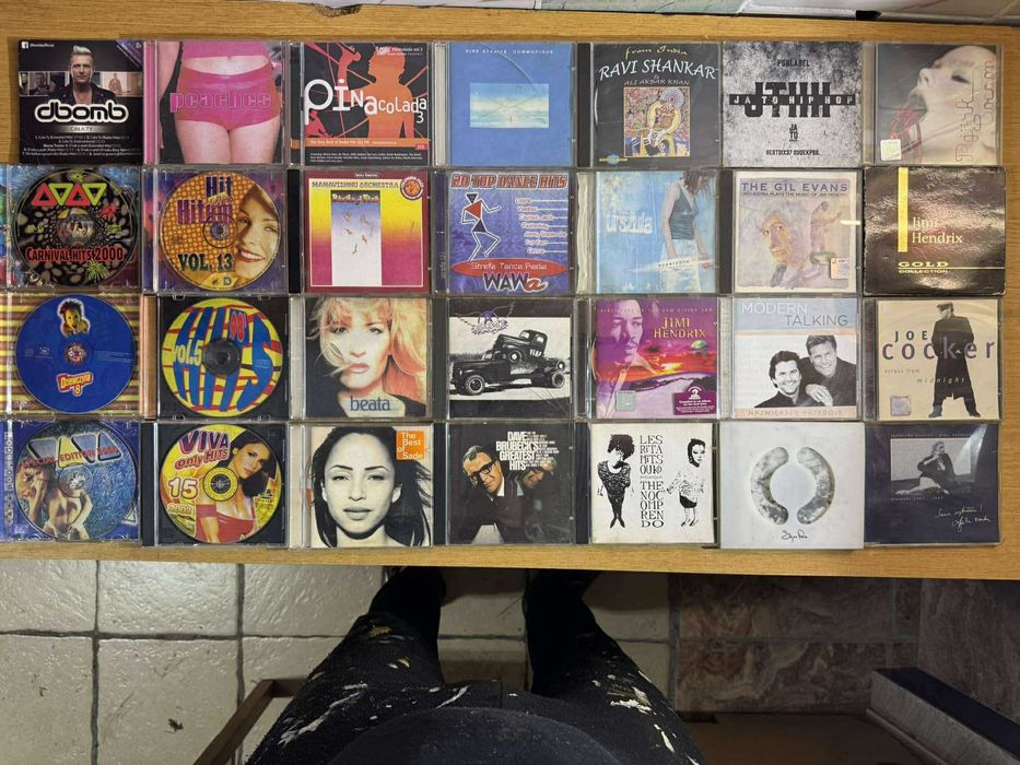Kolekcja 44 płyt CD – rock, pop, jazz, trance, chillout, klasyka