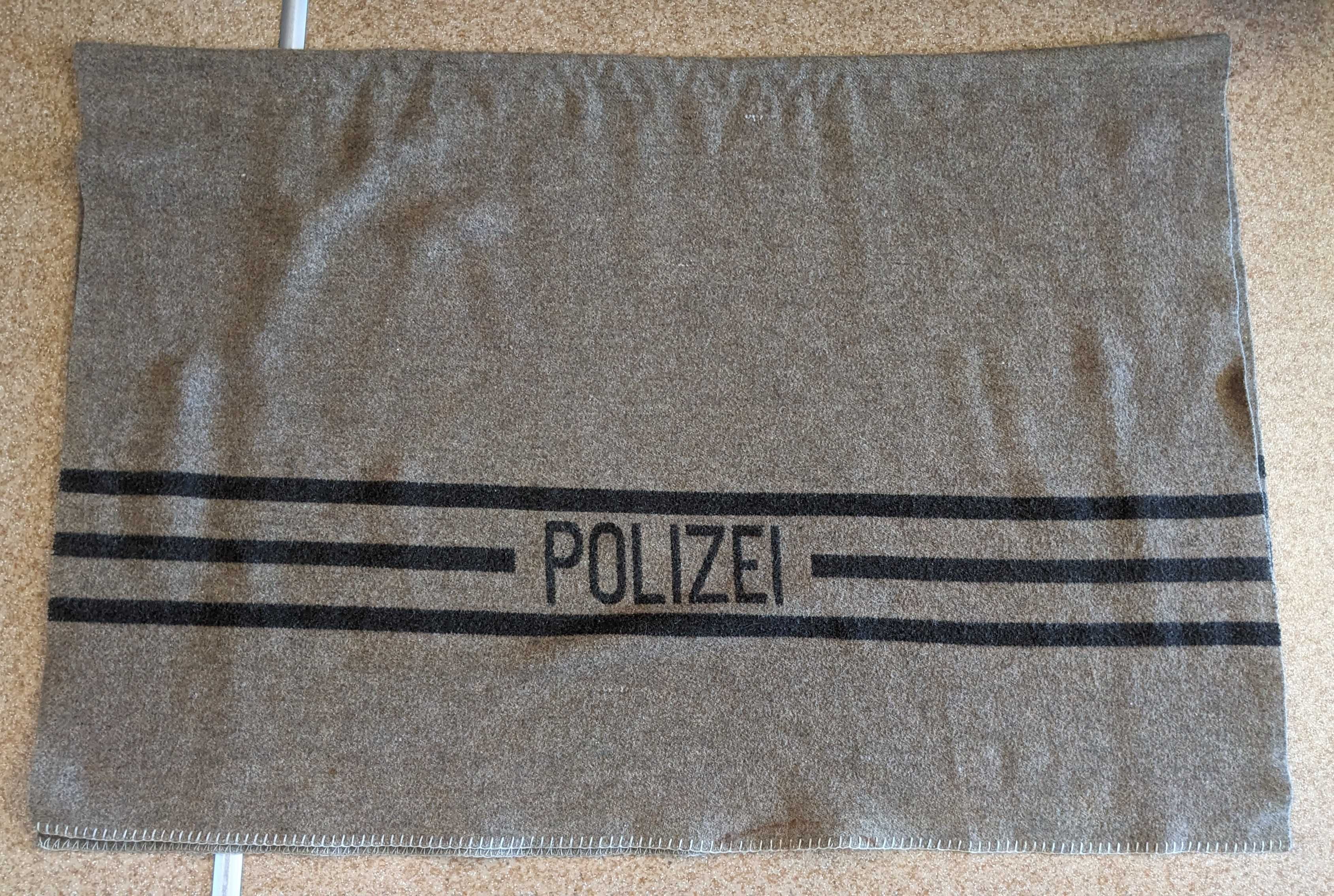 Винтажное армейское одеяло Германия, полиция