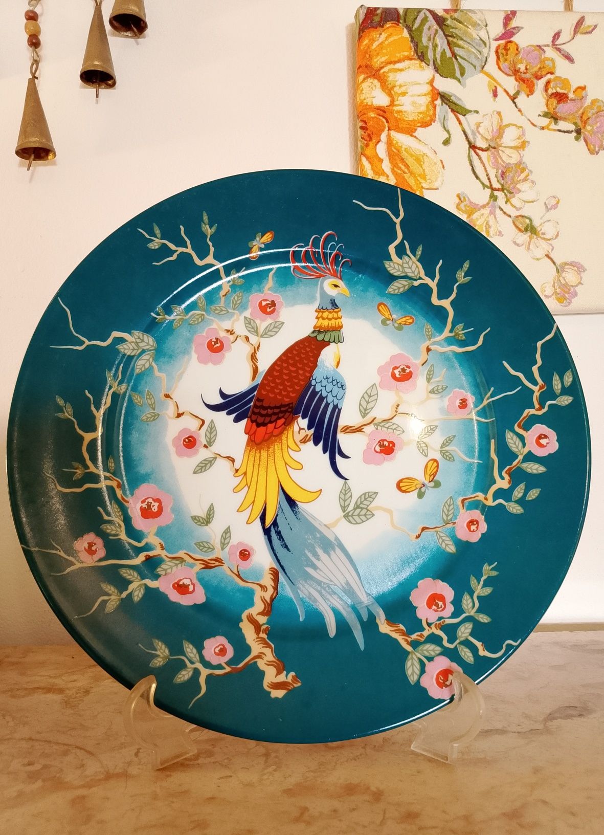 Pratos em porcelana oriental