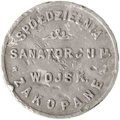 Spółdzielnia Sanatorium Wojskowe Zakopane - 1 złoty marka kredytowa