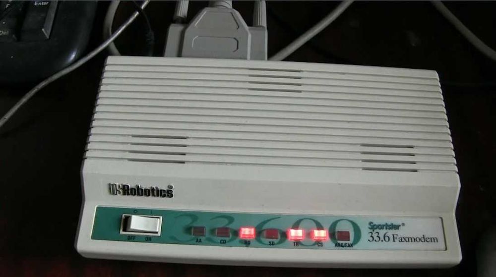 U.S.Robotics Sportster 33.6 Faxmodem Модем. Раритет легенда