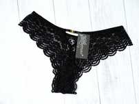 XL/XXL 42/44 brazyliany koronkowe figi majtki ozdobne paski