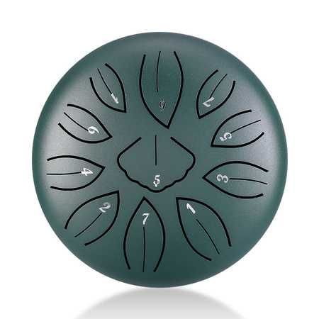 Tongue drum Hluru TWG11-6 malachite steeldrum 6" 11 tonów Tank Drum