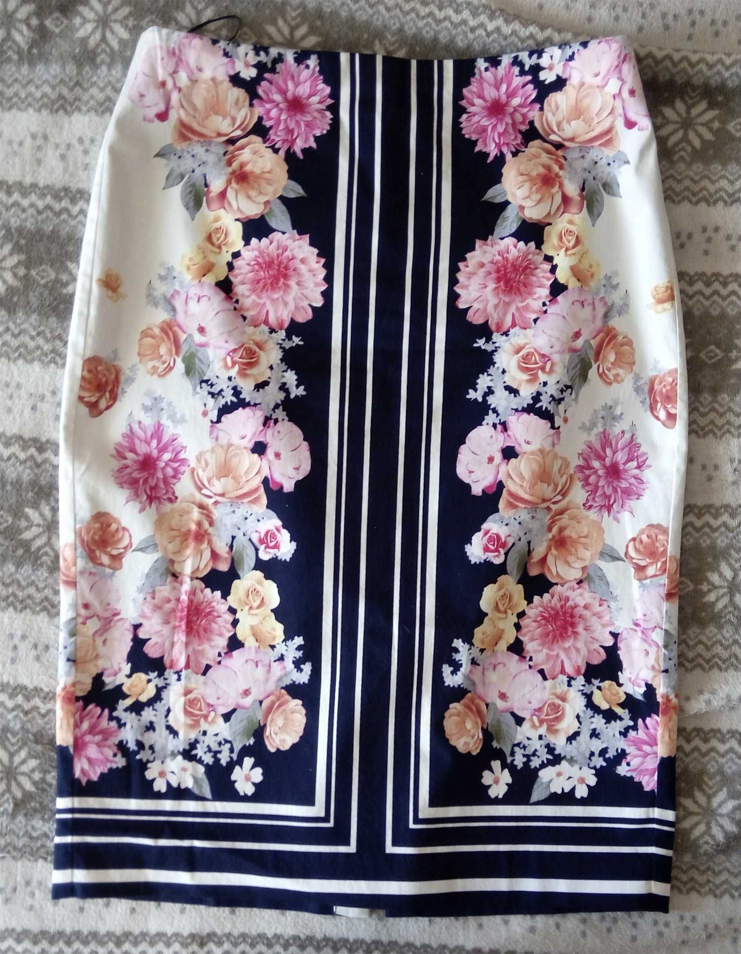 Юбка женская с цветочным принтом на подкладке Oasis