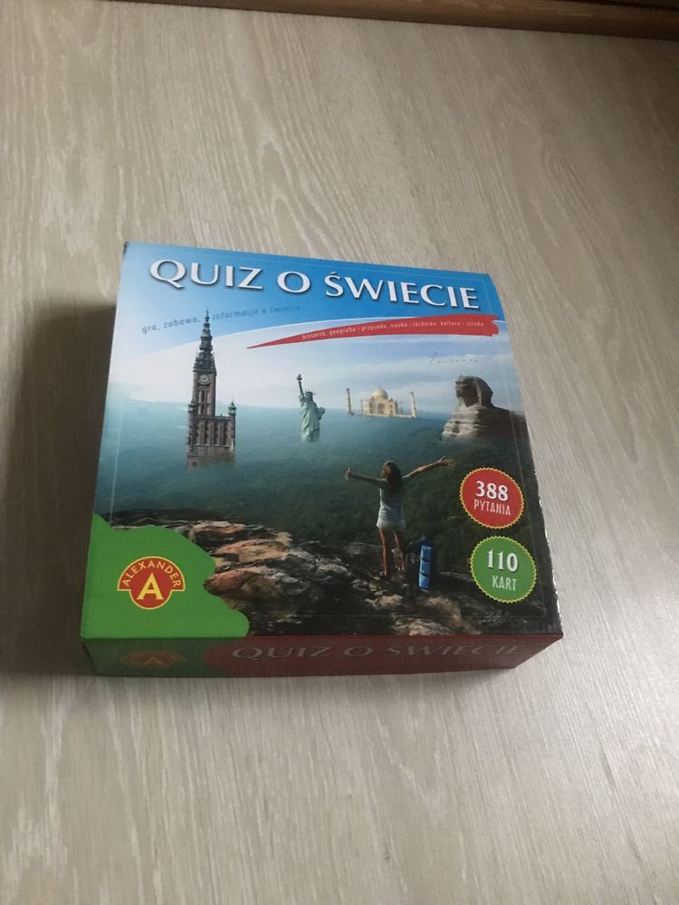 Gra planszowa QUIZ O SWIECIE